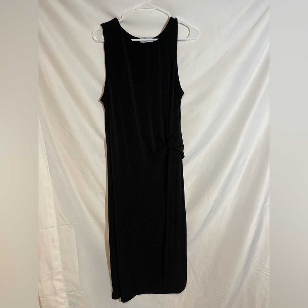 Gilli Black Sheath Midi Dress for Cocktail